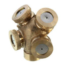 Brass Spray Misting Nozzle Sprinklers Fitting Garden Water Connector Hose K0F3