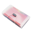 New Office A6 Expanding File Folder Wallet Organ Bag 13 Layer Rainbow Hang
