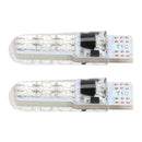 2pcs T10 Bulbs 6 SMD5050 RGB LED Remote Control Strobe Flash Auto Interior Light