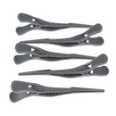 5pcs Salon Hair Clips Barber Hairdressing Sectioning Clamps Hairpins Gray