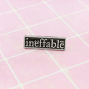 Creative Alphabet Board Brooch Badge Unisex Coat Shirt Lapel Pins (Style 1) A