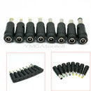 8 Tips Head Universal DC Power Charger Adapter Connector for Laptop PC Notebook