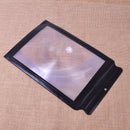 3X Big A4 Large Full Page Magnifier Sheet Magnifying Glass Reading Aid Lens New