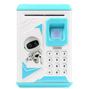 Electronic Piggy Bank Atm Password Fingerprint Money Box Cash Coins With Mu