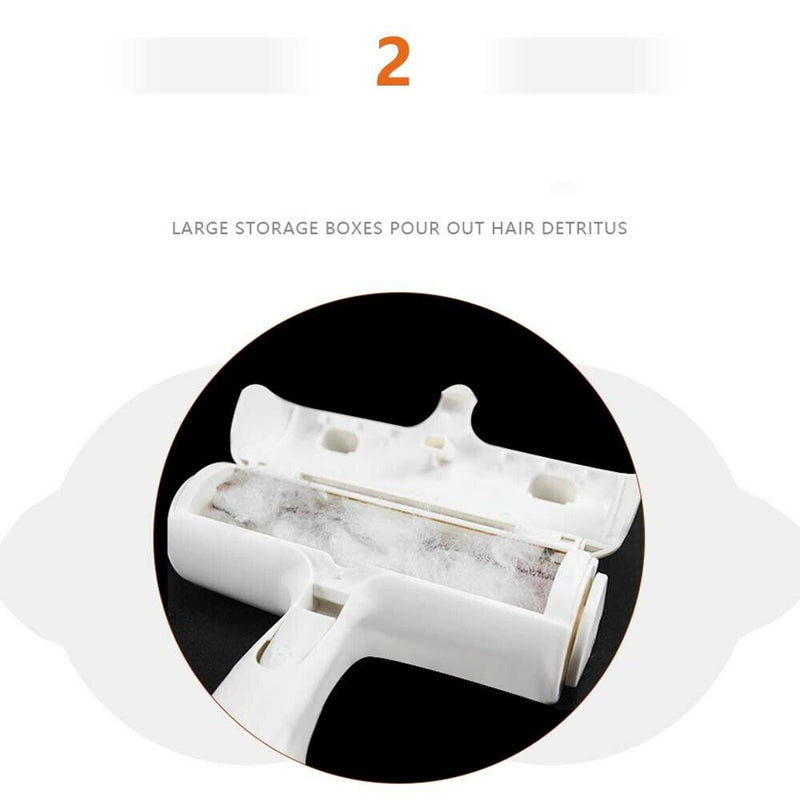 Reusable Pet Hair Remover Dog Cat Fur Roller Sofa Clothes Lint Cleaning Brush