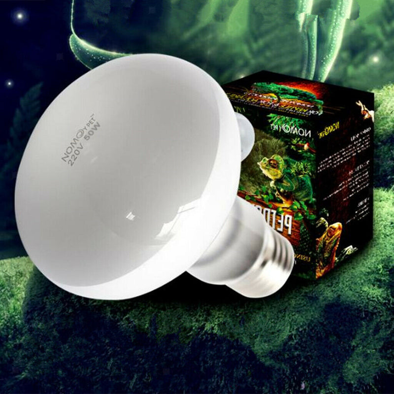 2 pcs 50/75W Day Light Basking Heat Spot Lamp Bulb Heater Animal Reptile