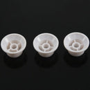 White Black 1 Volume&2 Tone Guitar Control Knobs For Strat Style Guitar H1D9