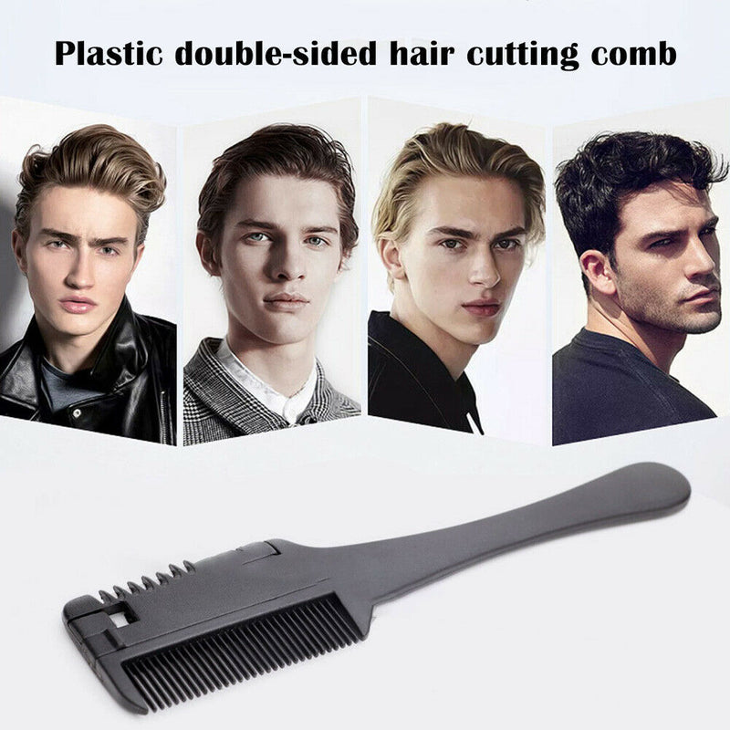 Hair Cutter Comb Double Side Haircut Thinning Comb Razor Hair Styling Tool A