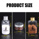 Sundeck 9pcs Spice Cruets Set Portable Salt Bottle BBQ Sauce Container Bag