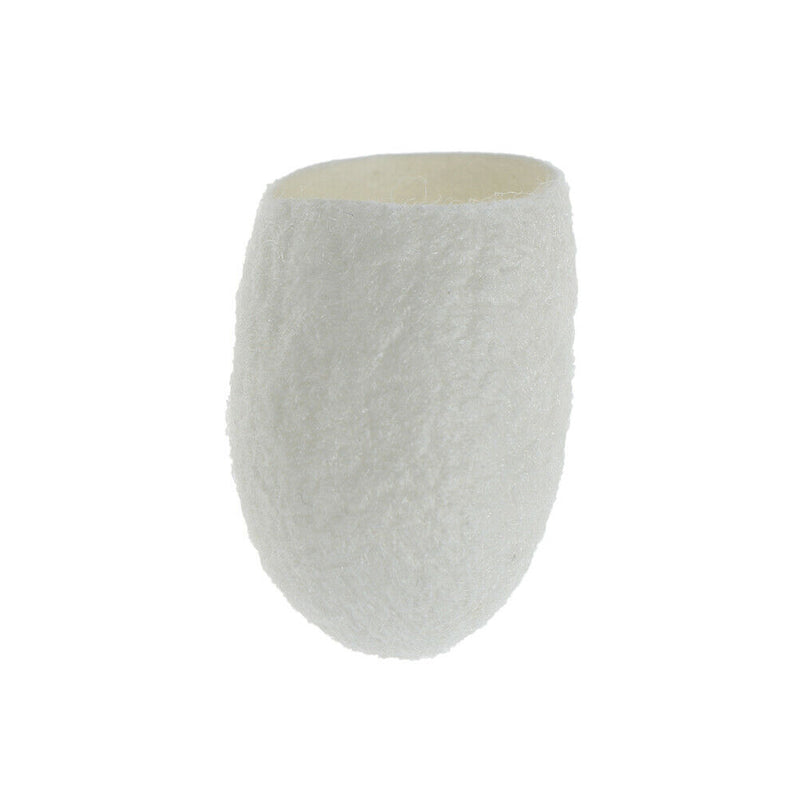 100Pc/set Natural Silk Cocoons Silkworm Balls Facial Skin Care Scrub Whiteni3C,