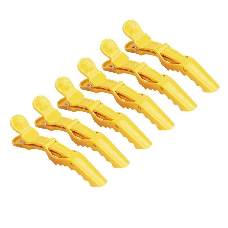 6Pc Non Slip Styling Clips Hair Partition Curling Cutting Alligator Clips