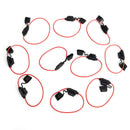 5Pcs 30A 6V-36V Mini Waterproof Amp In Line Stanard Blade Type Fuse Holder Auto