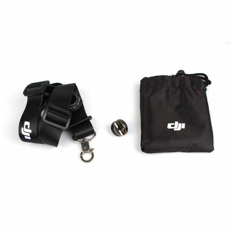 Neck Strap Black Lanyard w/ Storage Bag For DJI OSMO Mobile 2/1 Handheld Gimbal