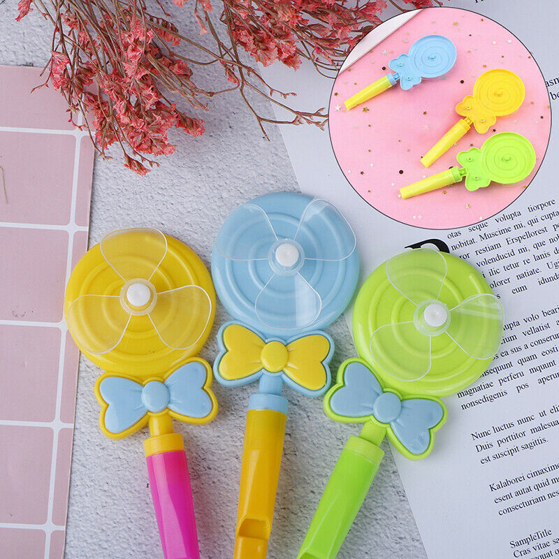 5Pcs kid birthday Party favor lollipop windmill giveaway party decoration sup BX