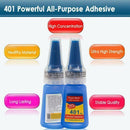 401 Multi-Purpose Super Glue Mighty Instant Adhesive 20g Bottle for DIY Craft !!