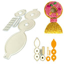 Donut Bowknot Metal Cutting Dies Stencil for DIY Scrapbooking Album Card Decor