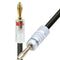 2 Pieces DIY 10ft 12 Gauge Hifi Speaker Cable