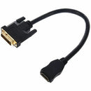 DVI-D Male 24+1 pin to HDMI Female 19-pin HD HDTV Monitor Display Adapter C