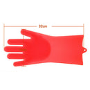 Magic Silicone Gloves 100% Food Grade Cleaning Dishwashing Brushs Heat Resi