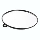 Black Hairdressing Hand Mirror Professional Handheld Salon Barbers Large Round