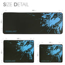 Voground Blue Dragon Speed Locking Edge Natural Rubber Mouse Pad Large Wate