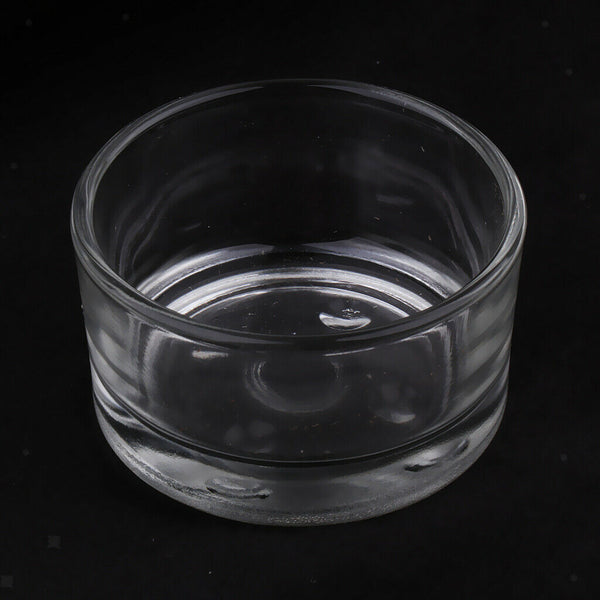 2 pcs Reptile Bowl Food and Water Dish Transparent Basin Also Fit for Bath,