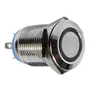 IP65 12V 12mm Waterproof LED Panel Warning Indicator Light Lamp~Ring Lights