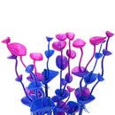 Purple Artificial Plastic Grass Fish Tank Water Plant Aquarium Decor A