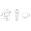 On/Off Rocker Switch Red Mini Small Rectangle DIY Project Electrical 15x21mm