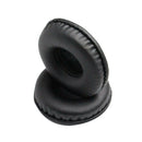 2Pieces Black Replacements Ear Cushion Earpiece Earpads Pillow Cover Protection