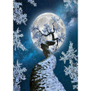 Moon Night 5D DIY Full Round Drill Diamond Painting Digital Handwork Mosaic