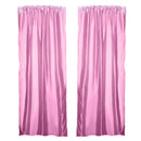 100x200cm Modern Window Panel Curtain Valance Door Kids Bedroom Divider Pink