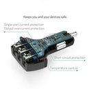 Qc3.0+2.4A 3 Usb Ports Smart Fast Charging Car Charger Adapter For Cell Pho