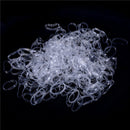 500pcs Clear Ponytail Holder Elastic Rubber Band Hair Ties Ropes Rings A Gw