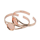 8 Pieces Brass Wristband Fashionable Adjustable Valentine's Gift