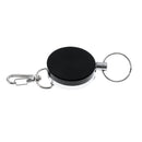 2pcs Practical Retractable Metal Wire Rope Keyring Key Chain Clip Outdoors