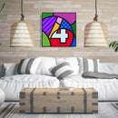 Abstract Numbers 5D Full Round Drill Diamond Painting Cross Stitch Mosaic