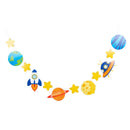 Paper Planet Banner Kid Birthday Party Baby Shower Summer Party Decoration