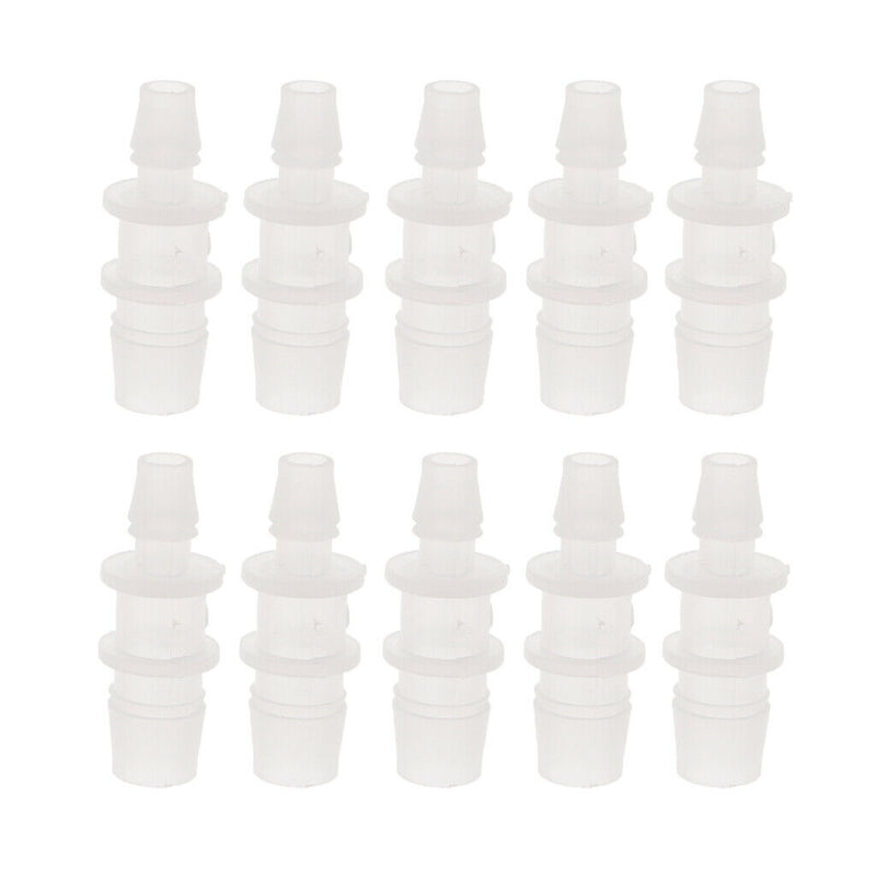 10Pcs Water Pipe Tube Adapter Outlet Inlet Hose Control Valve 12mm to 16mm