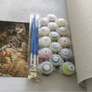 Rainbow Cat DIY Oil Painting Paint By Numbers Kit No Frame Home Art Decor Crafts