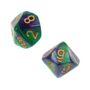 10pcs 10 Sided Dice D10 Polyhedral Dice for Dungeons and Dragons Table Games