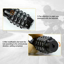 Steel Motorcycle Helmet PIN Motorbike Wire Telescopic Scooter Lock Anti-theft