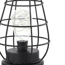 Creative Retro Iron Wine Jug Art Hollow Table Lamps Reading Lamp LED Night