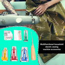 Multifunction DIY Sewing Machine Accessories Set w/Foot Tape Maker Awl Pins A