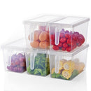 Kitchen Fridge Fresh Storage Box Refrigerator Plastic Crisper Container Wit T3U9