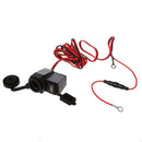 Waterproof Car Cigarette Lighter Socket DC 12V 1A USB 5V Adapter For Moto C