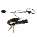Corded PC Headset with Microphone, Dual 3.5mm Jack Noise Cancelling Monaural