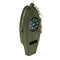 4 IN1 Compass Thermometer Whistle Magnifier Versatile Travel green With Key