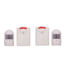 2xWireless Driveway Alarm PIR Motion Sensor Driveway Security Intruder Alert Kit