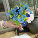Artificial Gerbera Daisy Flower Decor Wall Bridal Bouquet Flores Daisy Top J4A1